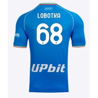 SSC Napoli Stanislav Lobotka #68 Hemmatröja 2023-24 Kortärmad